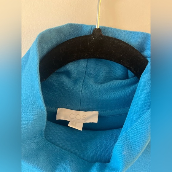 COS Blue Turtleneck Shirt - Picture 2 of 8